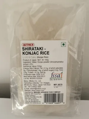 Shirataki Konjac Rice